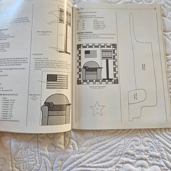 We Made It Through The Winter Quilt Pattern Book By Country Threads 1995 Vintage - Picture 10 of 10